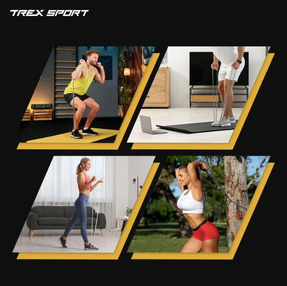 Набор резинок для фитнеса Trex Sport TX-003PB 3в1 2-30кг | Зображення 6