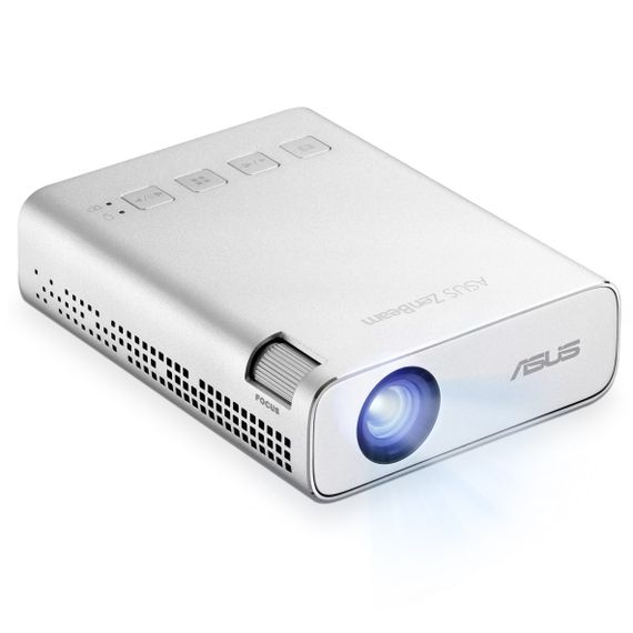 Проєктор ASUS портативний ZenBeam E1R WVGA, 200 lm, LED, 1.2, WiFi (90LJ00J3-B01070) | Зображення 1