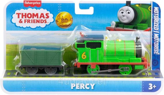 Класичний моторизований поїзд Персі з ювілейної серії до 80-річчя Thomas & Friends Оригінал Fisher-Price