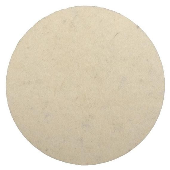 Диск полірувальний з натуральної повсті самоклейний 125*7 мм INTERTOOL BT-0601 | Зображення 2