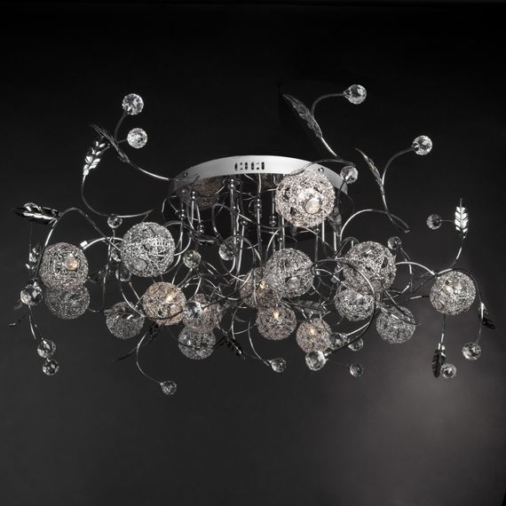 Люстра потолочная галогенная с пультом G4 20W CHR (BKL-709C/16) | Зображення 3