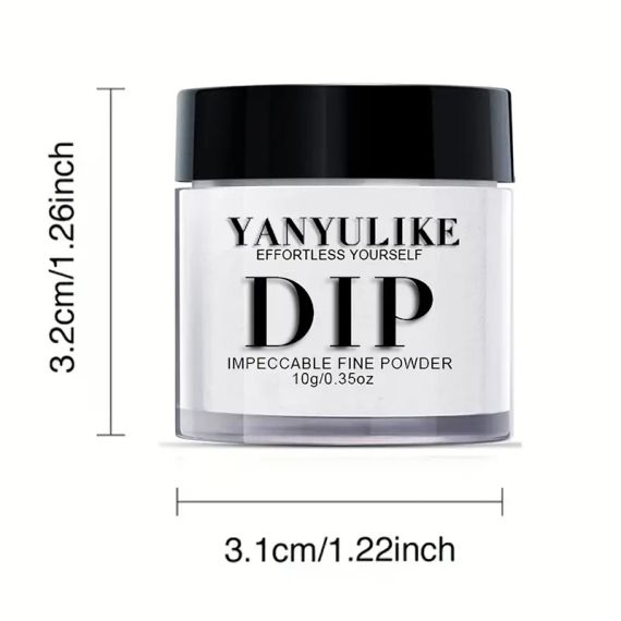 Набір для нігтів з акриловим порошком для занурення — 4 кольори: Золотистий, Блиск, Нейтральний, що починає мас | Зображення 1