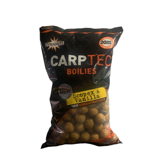 Бойли Dynamite Baits Carp-Tec Scopex & Vanilla 20mm Boilie 1kg (DY1751)