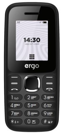 Мобільний телефон ERGO B184 Dual Sim Black | Зображення 1