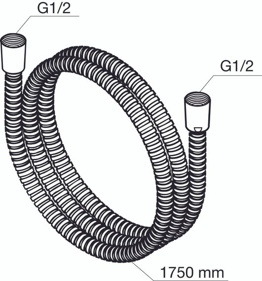 Шланг душовий АМ.РМ 175 см (F0400200) | Зображення 1