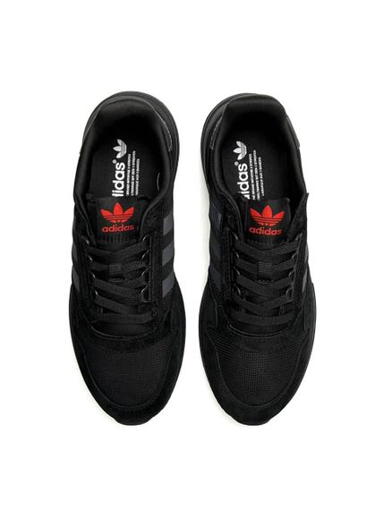 Кроссовки ZX 500 RM All Black замша , текстиль весна / лето / осень A3614 | Зображення 3