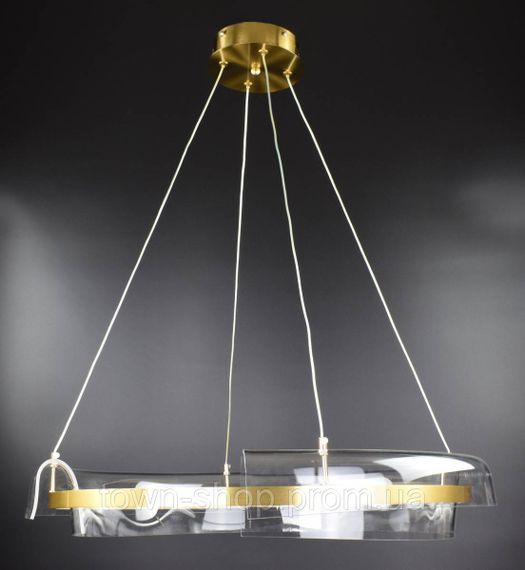 Люстра потолочная LED SGA24-800 Латунь 30-150х80х80 см.