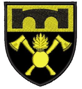 Шеврон 16 ОПП Черный