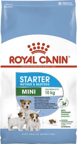 Корм  Royal Canin Mini Starter сухий для цуценят та вагітних і годуючих собак 1 кг