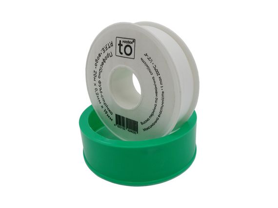 Фум-стрічка професійна 19mm×0.2mm×20м (0.4g/cm3) toНасоси 10/250 | Зображення 2