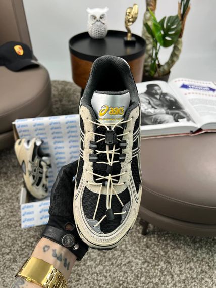 Чоловічі кросівки ASICS Gel-Kahana TR V4 Beige Black (замша , текстиль) весна / літо / осінь 46 28.5 - 29 см | Зображення 3