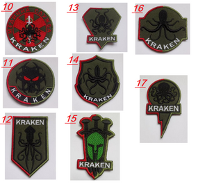 Шеврон КРАКЕН 8шт