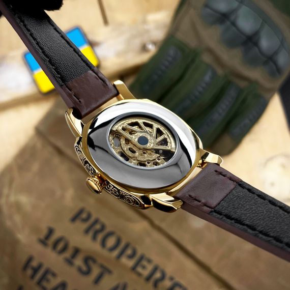 Жіночий годинник Awarder 021 Де би не була Gold-Gold-Brown | Зображення 3