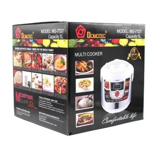 Мультиварка Domotec MS 7727 5 л, 12 режимов приготовления | Зображення 2
