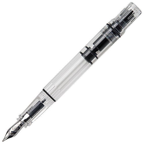 Эргономическая перьевая ручка демонстратор TWSBI Eco-T Fountain Pen, прозрачный, широкое (B)
