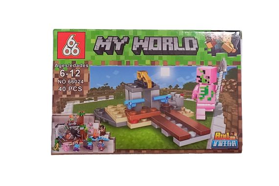 Конструктор "MY WORLD" 66024, 8в1 40+ деталей, Ціна за 1 конструктор, у коробці (6968683261283) Вид 5