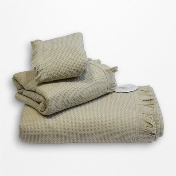 Набір рушників Pupilla Bernini з бахромою K. Bej