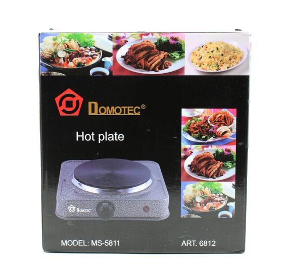 Настольная дисковая плита Domotec MS-5811 на 1 конфорку ∙ Электроплита одноконфорочная, 1500Вт | Зображення 3