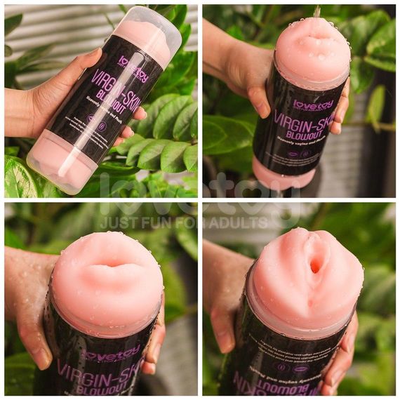 Мастурбатор подвійний SKIN BLOWOUT DOUBLE SIDE STROKER Sex Aura | Зображення 7