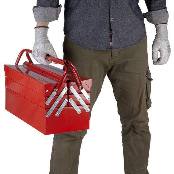 Ящик для інструментів металевий 450 мм, 5 секцій INTERTOOL HT-5045 | Зображення 7