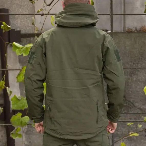Куртка софтшел Gman Олива Soft Shell на флісі | Зображення 6
