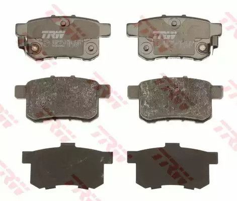 Колодки гальмівні дискові HONDA Accord R 09, TRW (GDB3482) | Зображення 1