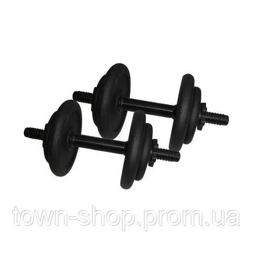 Гантели наборные литые 2 шт по 8,5 кг NE-300-GP009-2