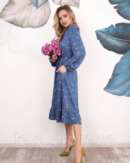 Плаття для жінок колір блакитний FI_006830 | Зображення 1
