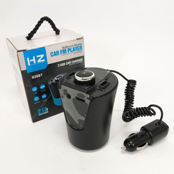 Автомобільний FM-трансмітер модулятор HZ FM MOD H26+BT (BX6) живлення від прикурювача з Bluetooth | Зображення 4