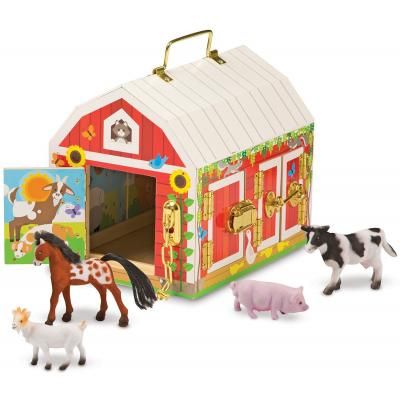 Розвиваюча іграшка Melissa&amp;Doug Будиночок-сарай з тваринами (MD2564) | Зображення 1