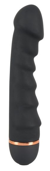 Чорний оксамитовий вібратор Bendy Ripple Vibrator з 20 режимами вібрації Sex Aura | Зображення 1