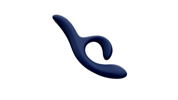Смарт вібратор-кролик We-Vibe Nova Midnight Blue, ергономічний, регульований кут нахилу стовбура | Зображення 2