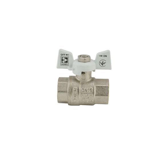 Кран кульовий KOER 1/2" ГГМ (KR.217.W) білий (KR0177) | Зображення 4