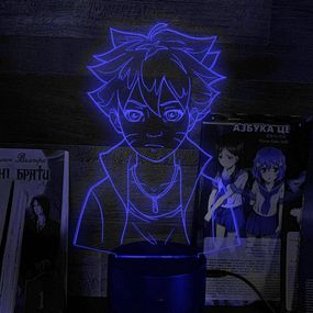 Акриловий світильник-нічник Баруто синій tty-n002088