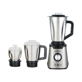 Блендер с чашей 1.5 литра для коктейлей и смузи портативный 2 режима скорости с кофемолкой 1000 Вт Sokany SK-187