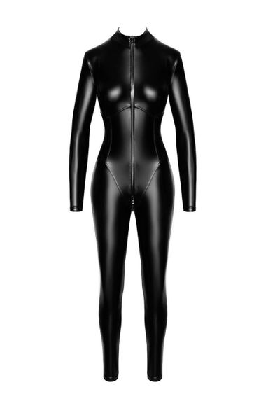 Комбинезон Noir Handmade F331 Powerwetlook Overall Черный 2XL | Зображення 6