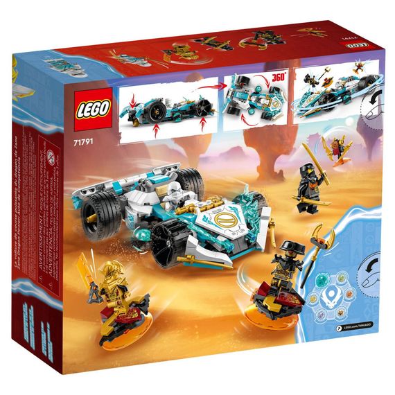 Конструктор LEGO Ninjago Суперсила дракона Зейна автомобіль для перегонів спін-джитсу 307 деталей (71791) | Зображення 6