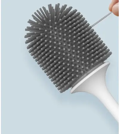 Ершик для унитаза Toilet brush с силиконовой щеткой | Зображення 4