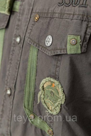 Відмінна чоловіча сорочка два кольори сезон демісезон колір хакі розмір M FG_00486 | Зображення 5