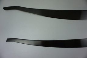 Молдинг дверної Чорний Хром (4 шт, нерж) для Jeep Renegade