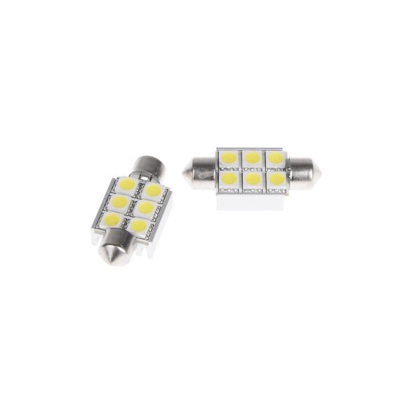 Лампа автомобильная светодиодная LED SV8.5 CW (Festoon) 36mm 12V | Зображення 1