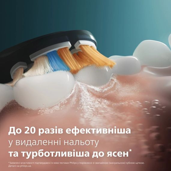 Змінні насадки для електричної зубної щітки Philips Sonicare HX9092/88 А3 All-in-One Black - 2 шт. | Зображення 5
