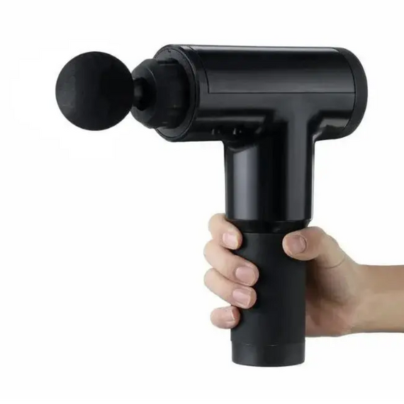 Портативний масажер для тіла Fascial Gun KH-320, М'язовий ручний ударний масажер   знижка | Зображення 1