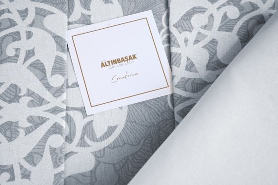 Постільна білизна Altinbasak Ranforse 200 х 220 см Bello Gri | Зображення 4