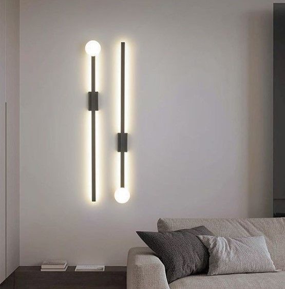 Бра LED 27583 Чорний 8х100х100 см.