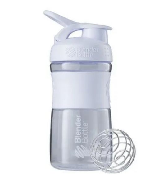 Шейкер спортивний BlenderBottle SportMixer Flip 20oz/590 мл White (SM 20oz White)