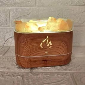 Увлажнитель воздуха с соляными камнями Aroma Diffuser UV-1/FT-1928 Светлое дерево