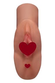 Мастурбатор Pipedream PDX Plus Perfect Pussy Double бежевий, 14 см