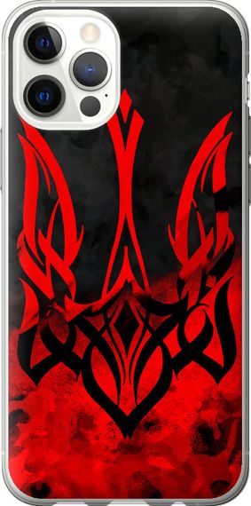 Чехол на iPhone 12 Pro Герб Украины v2 "5312u-2052-17620"