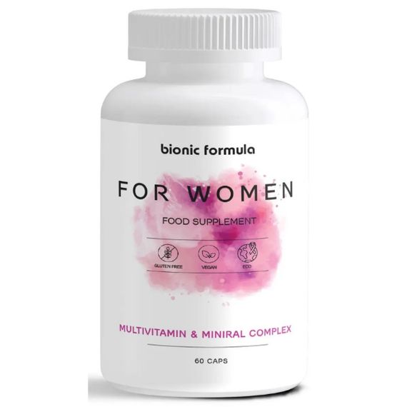 Витаминно-минеральный комплекс для женщин Bionic Formula FOR WOMAN - Multivitamin 60 Caps